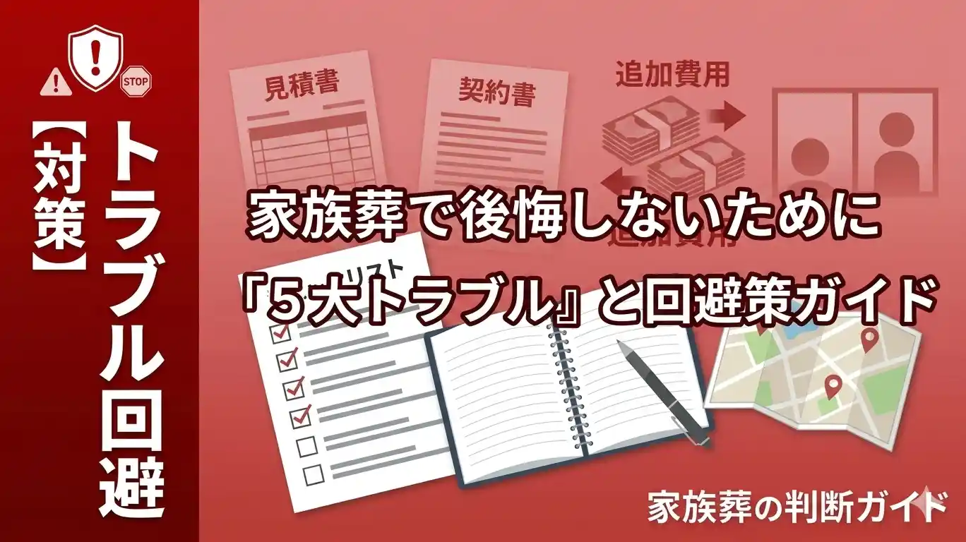 家族葬で後悔しないために。実際に起きた「5大トラブル」と回避策ガイド